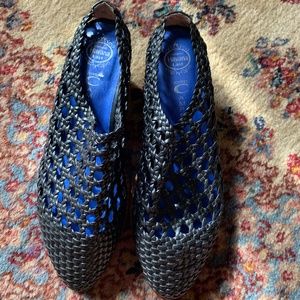 Jeffery Campbell Armadillo Woven Mules